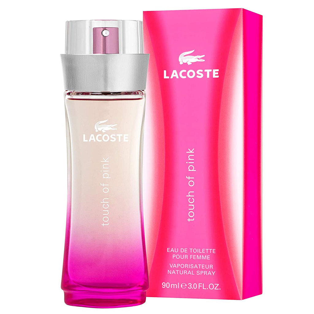 pink lacoste perfume gift set