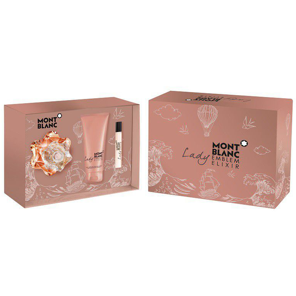 Lady Emblem Elixir by Mont Blanc 75ml EDP 3 Piece Gift Set