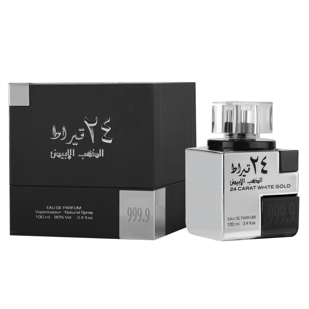 24 Carat White Gold by Lattafa 100ml EDP | Perfume NZ