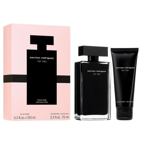 Narciso Rodriguez For Her 100ml EDT 2 Piece Gift Set | Perfume NZ
