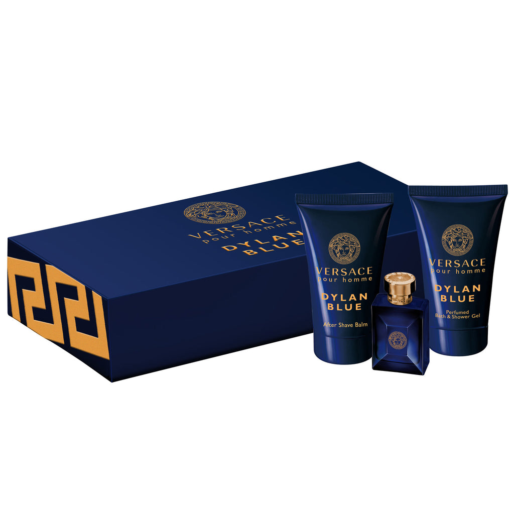 versace dylan blue pour homme gift set