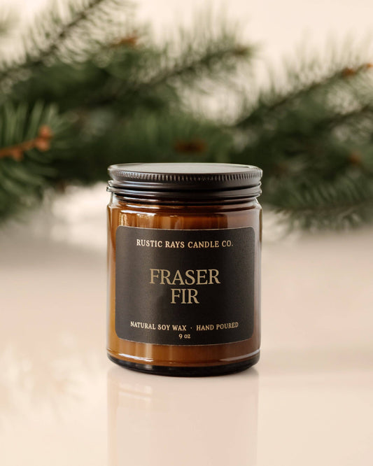 Frasier Fir Candle - 9 oz Holiday Soy Candle – GEORGE-MARY'S