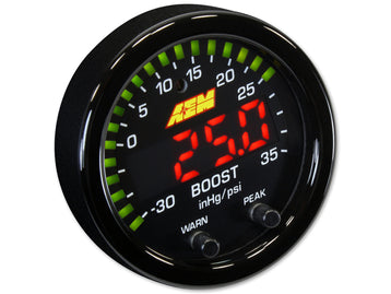 Turbo Boost Pressure Gauge, Green illumination, 0-50 psi (108-102