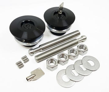 Universal Stainless Steel Hood Pins / Bonnet Lock Pin Kit US Seller!!