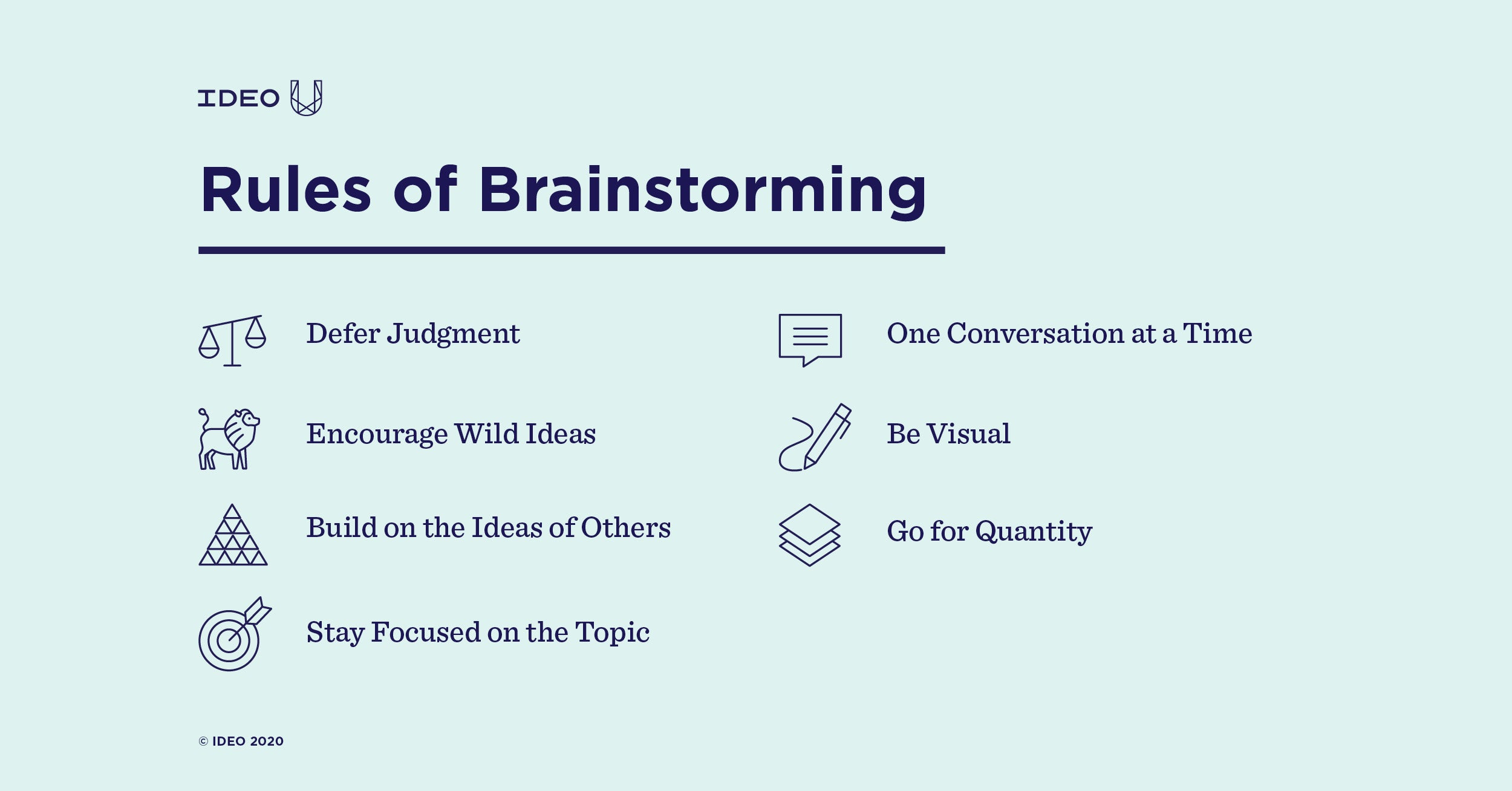 7 Simple Rules of Brainstorming – IDEO U