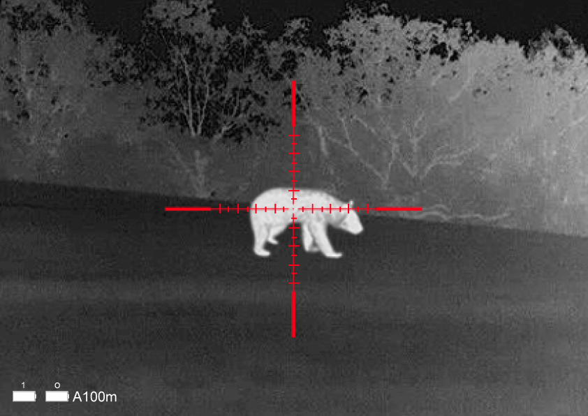 Owlset RSMX20 1.4-11.2x25 Thermal Riflescope Reticle