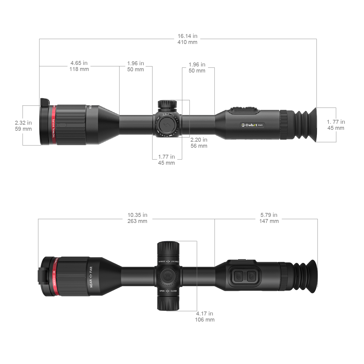 Owlset RSM20 1.6-6.4x25 Thermal Riflescope