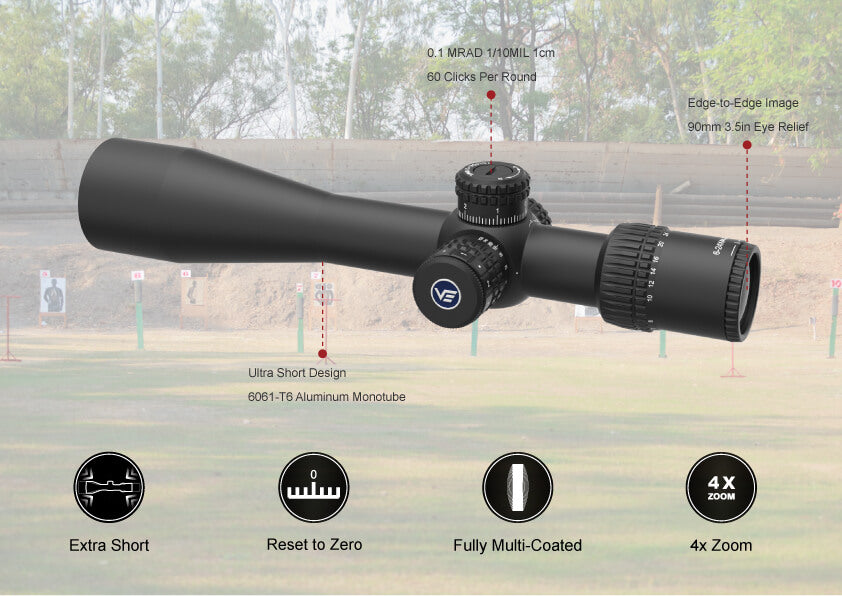 Veyron 6-24x44IR SFP Compact Riflescope