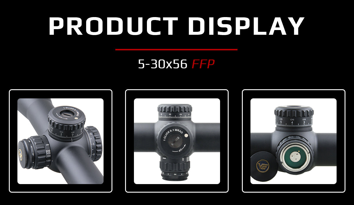 CONTINENTAL 34MM RIFLESCOPE 5-30X56 FFPRANGING Product Display