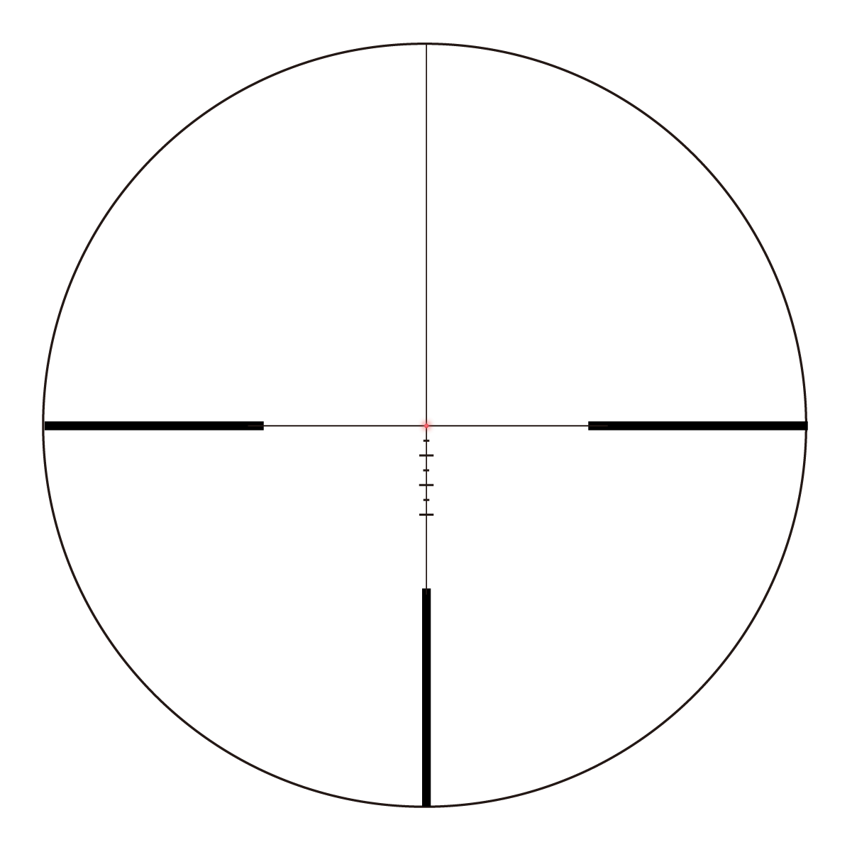 Continental 1-6x24i Fiber Tactical Riflescope reticle