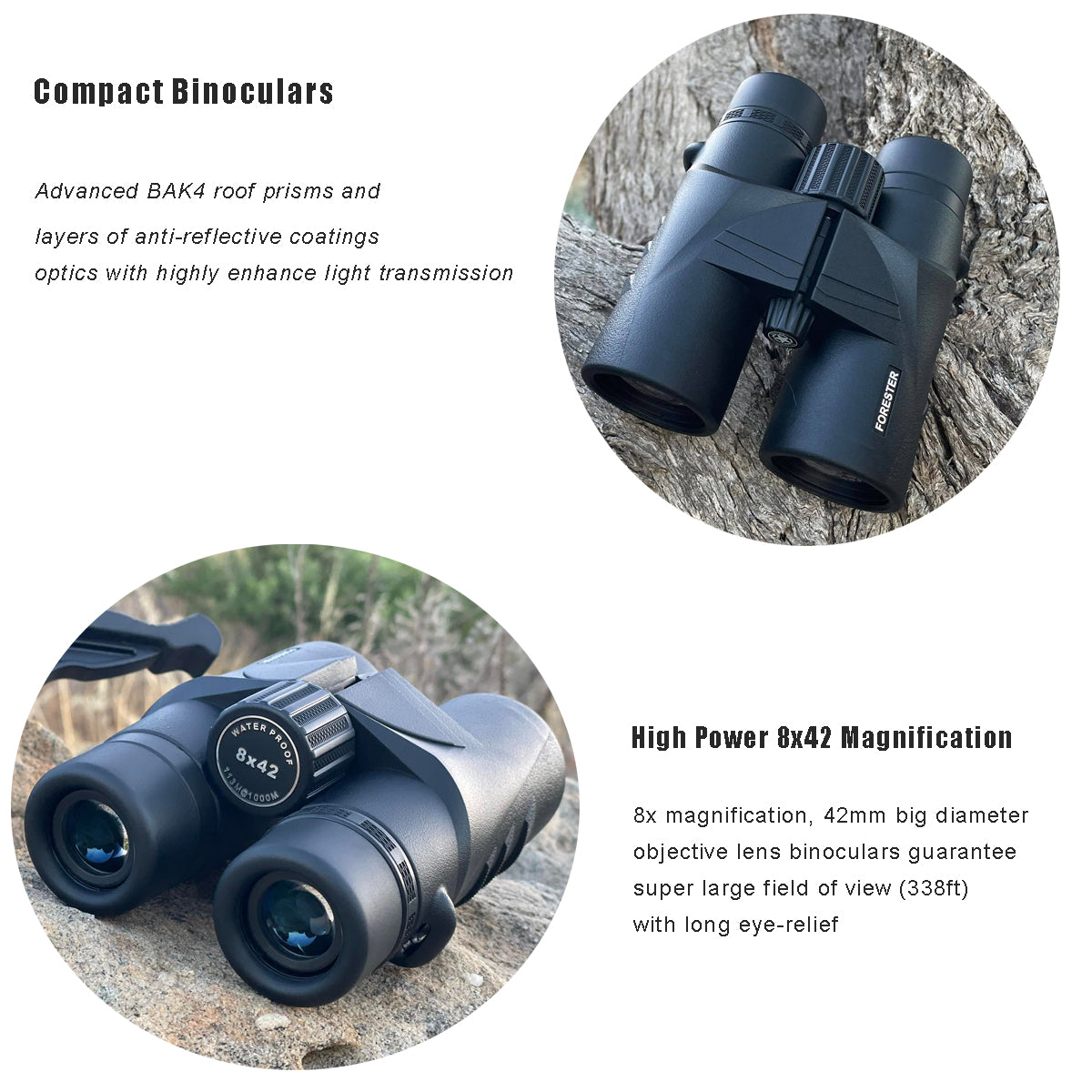 Forester 8x42 Binocular feature