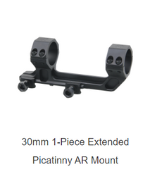 30mm 1-Piece Extended Picatinny AR Mount