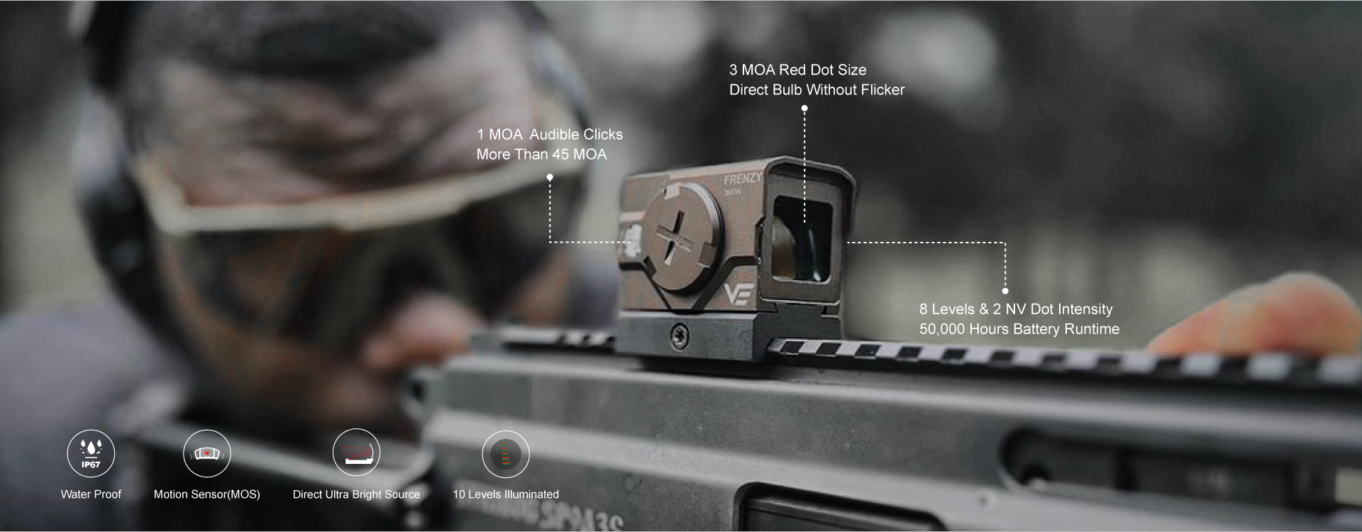 SCRD-F63 Frenzy Plus 1x18x20 FDE Diagram