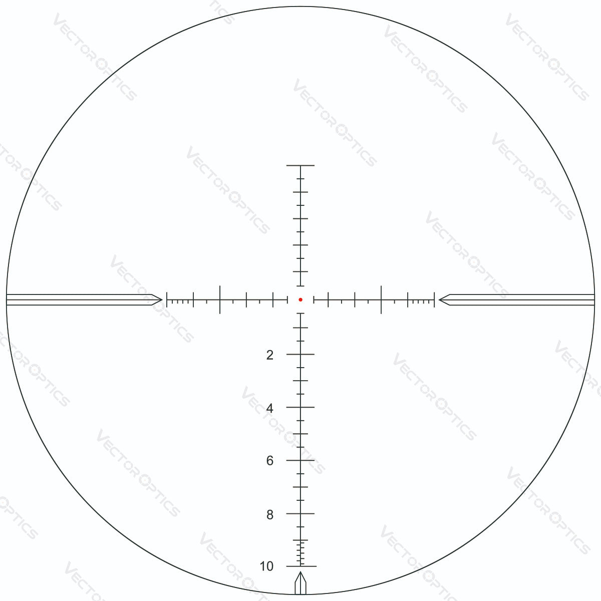Taurus 3-18x50FFP Riflescope Reticle