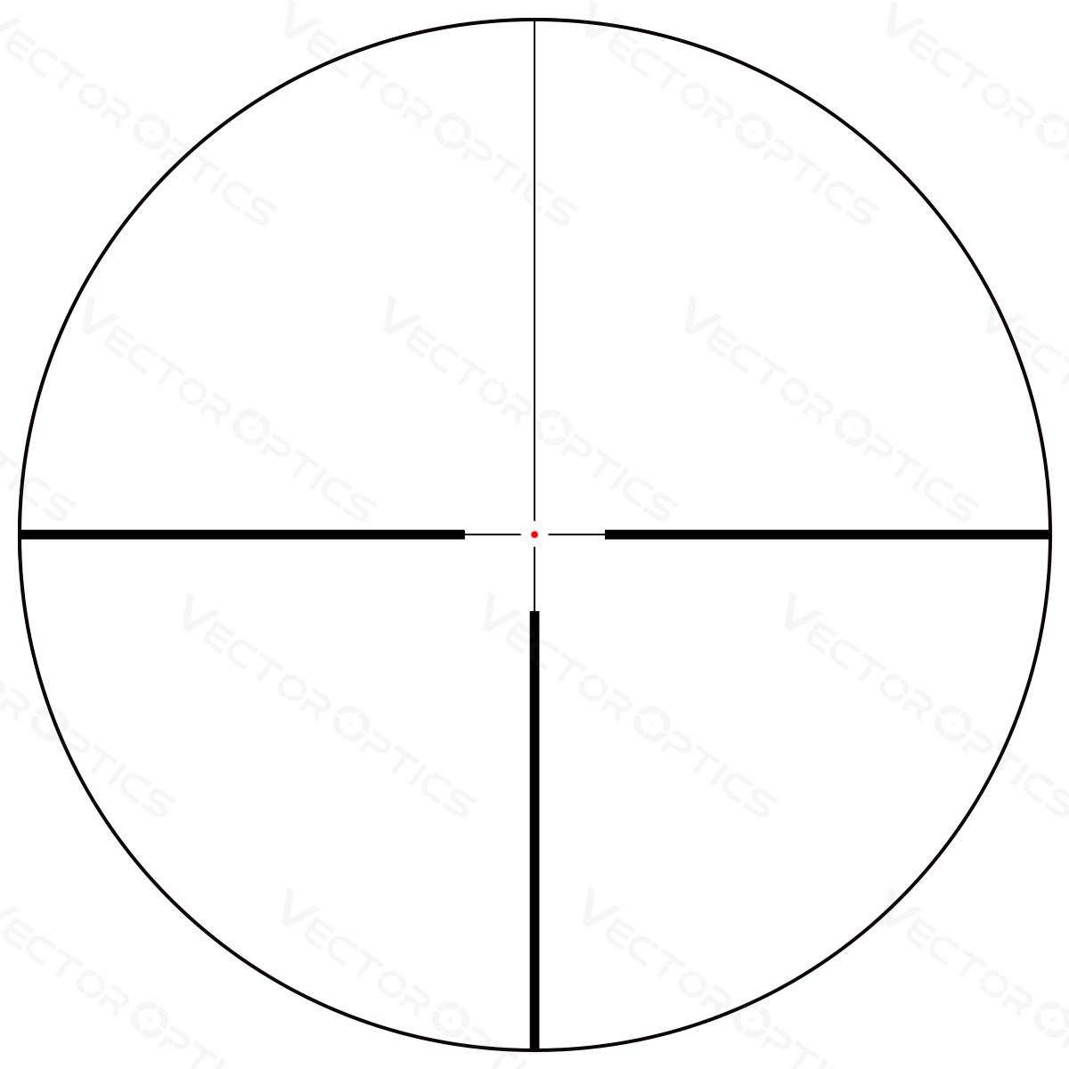 Vector Optics Continental x6 1-6x24 G4 Riflescope Reticle