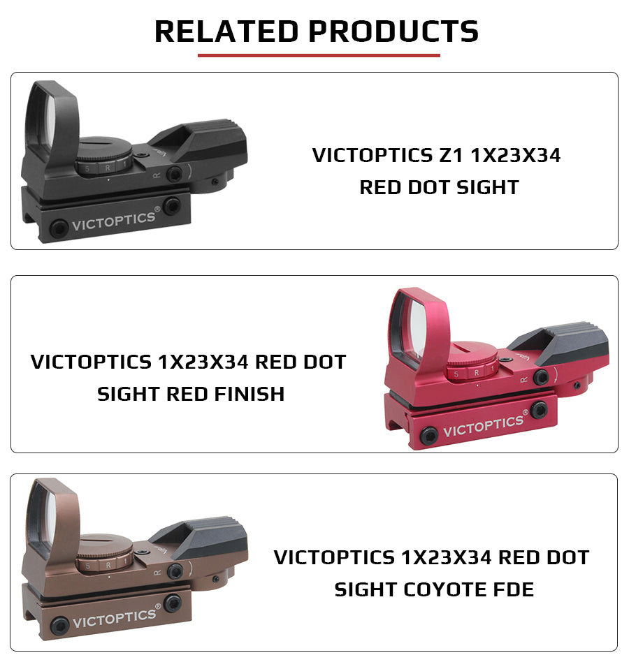 Victoptics 1x22x33 Hunting Red Dot Sight Related Product