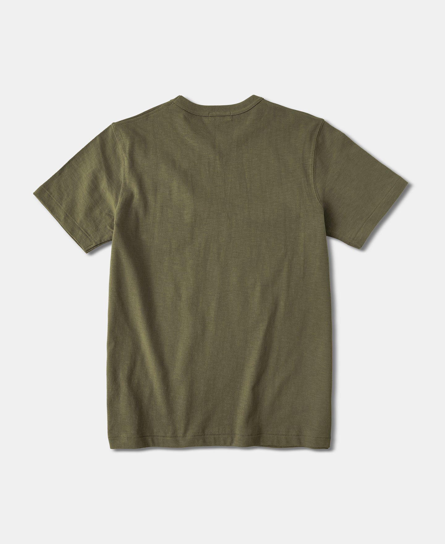 7.4 oz Slub Cotton Loopwheel Vintage Pocket T-Shirt - Yellow | Olderbest