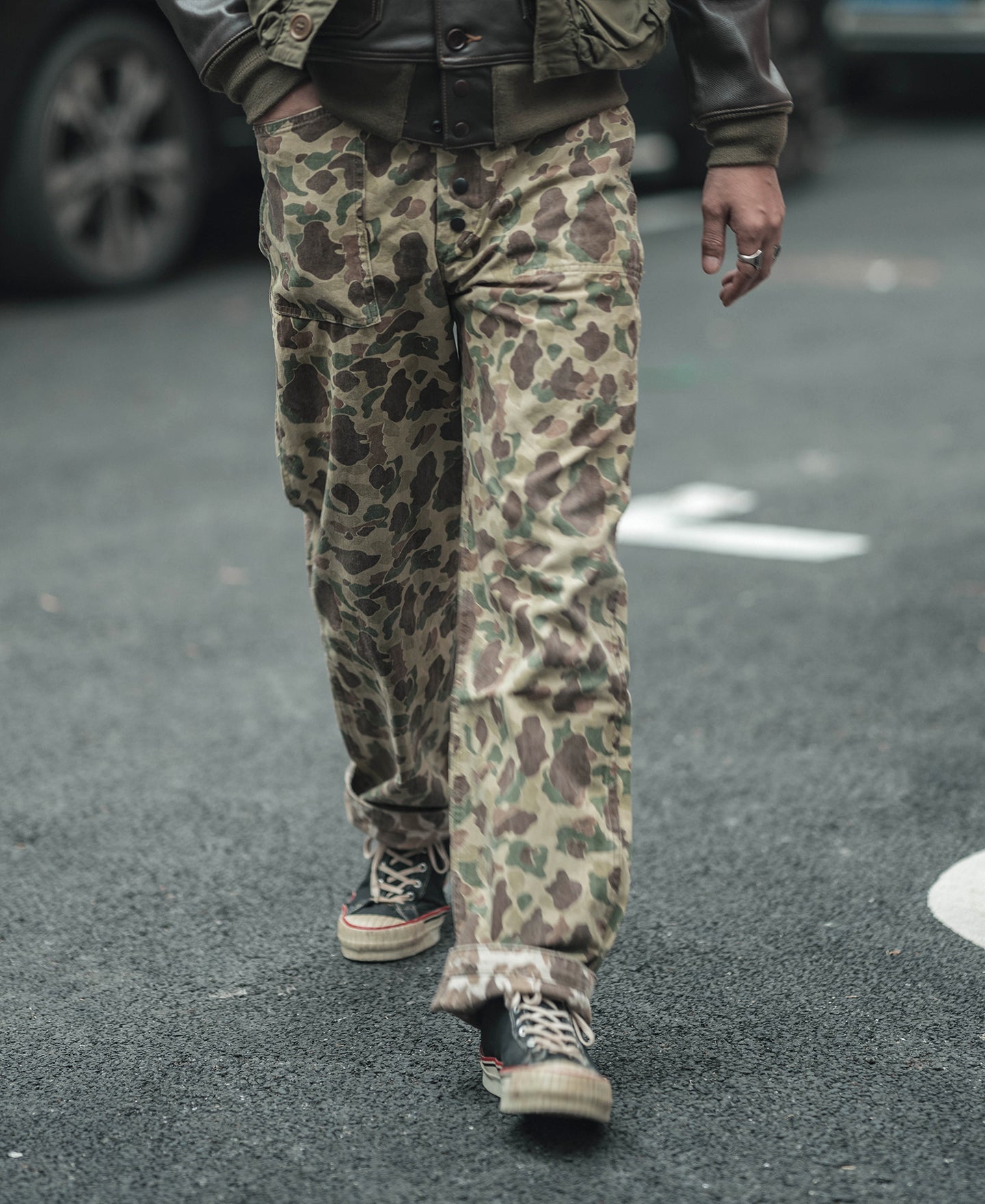 Duck hunter camouflage  skinny  pants