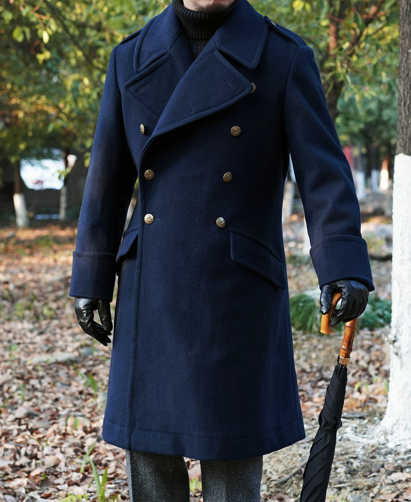 1940s British Royal Air Force Greatcoat | 100% Wool | Olderbest