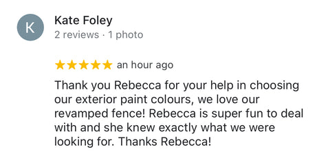 Google review exterior colour scheme