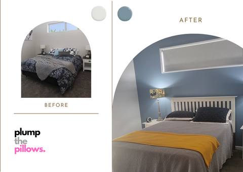 before and after bedroom makeover and review