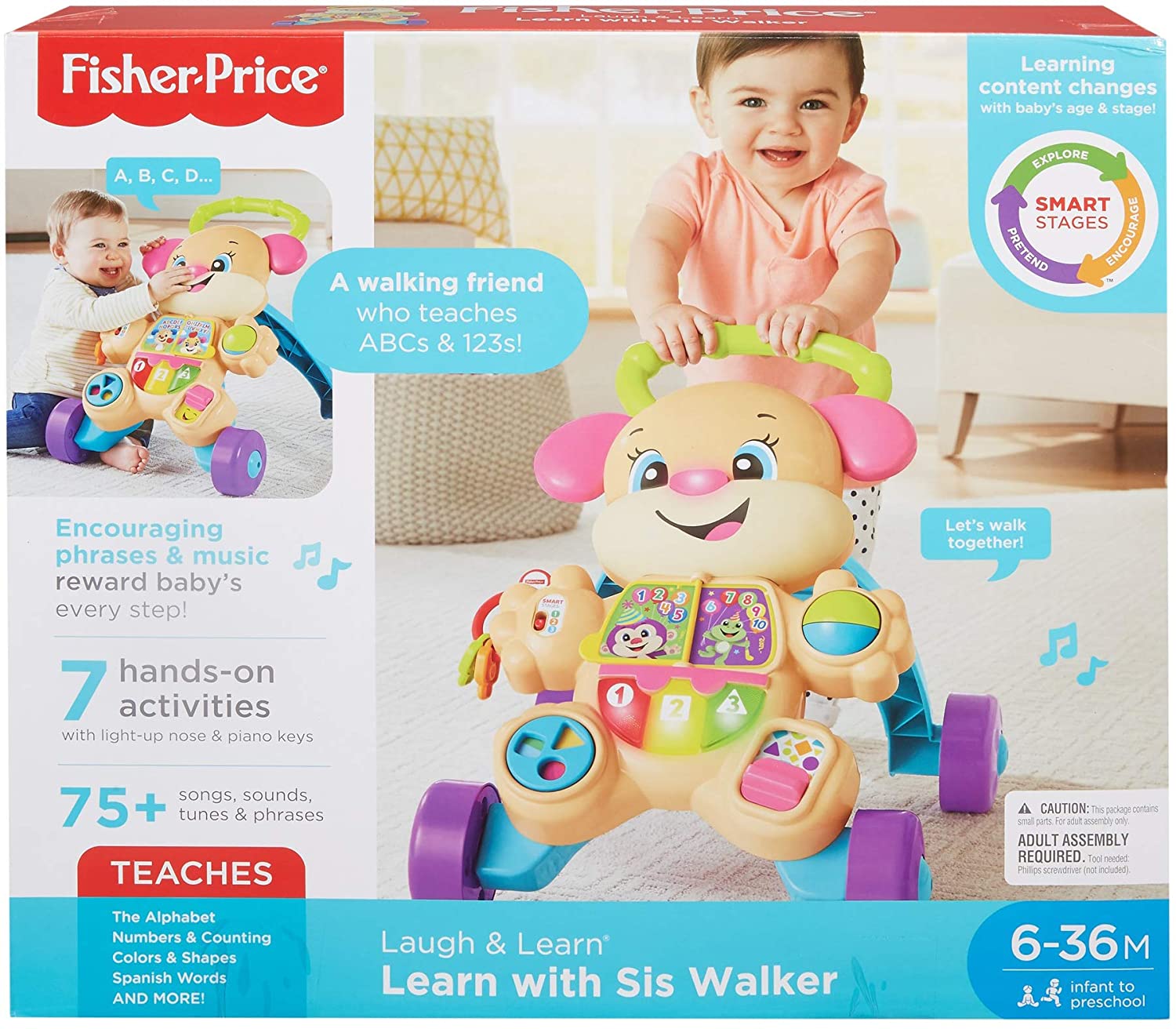 fisher price laugh and learn learn with sis walker