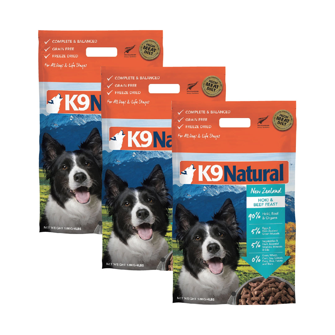 K9ナチュラル K9Natural ホキビーフ・フィースト 100g