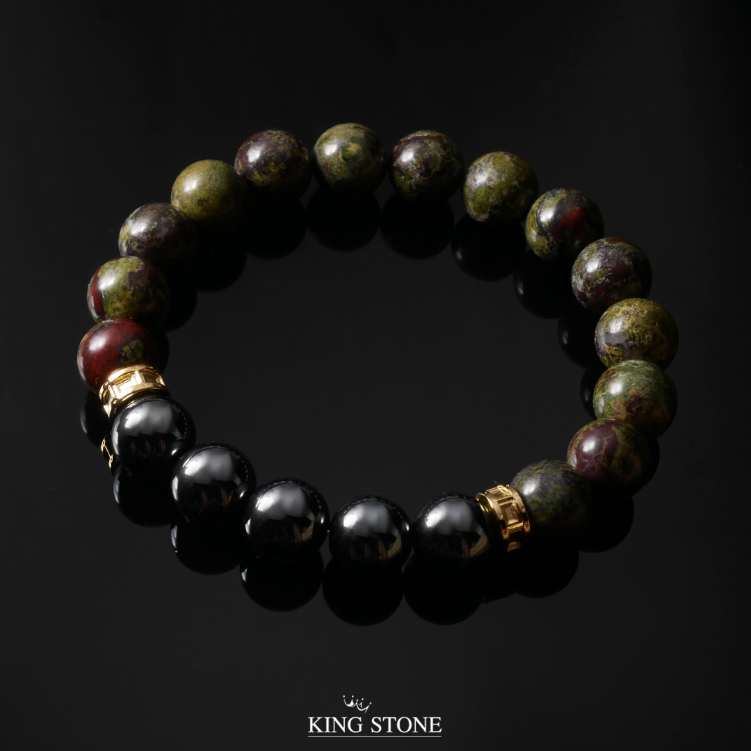 Honor Series Hematite Dragon Blood Jasper King Stone