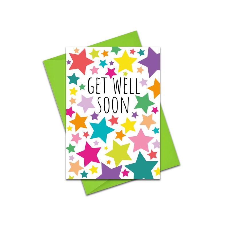 Get Well Soon Happy Healing Vibes Card – The Celebration Store