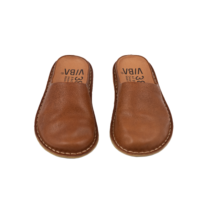 ROMA Leather Cognac Brown – VIBAe