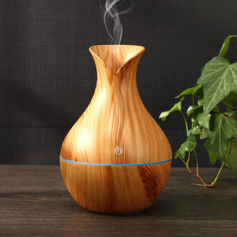 130ML Creative Appearance USB LED Ultrasonic Aroma Humidifier Essential Oil Diffuser ABS PP Exquisite Aroma therapy Purifier New - FLORESKYLER