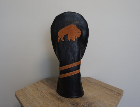 Custom Leather Headcover - Manitoba Buffalo Alternate