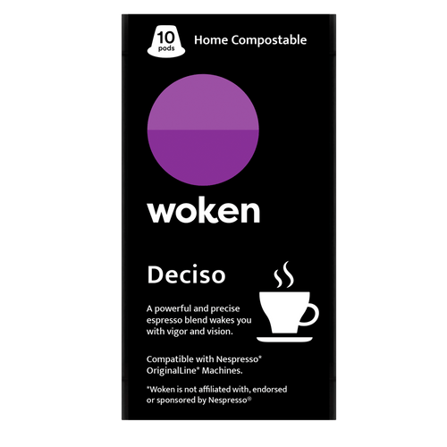 Woken-coffee Deciso Nespresso Orginalline Compostable Coffee Pods Eco-friendly nespresso pods Biodegradable coffee pods