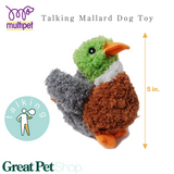 Multipet® Look Who's Talking Mallard Dog Toy
