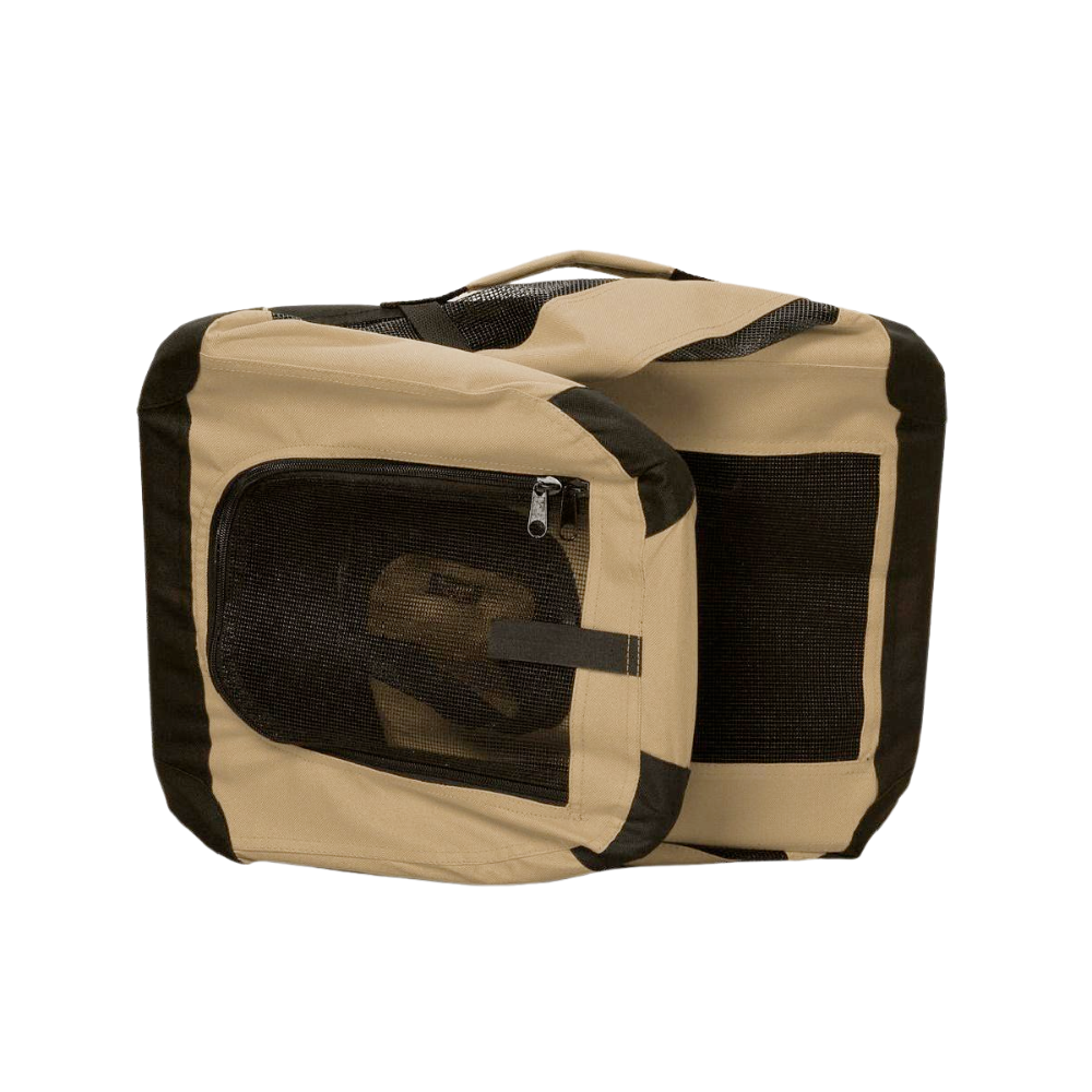 Pet Life® 360° Vista View Collapsible Dog Crate Carrier