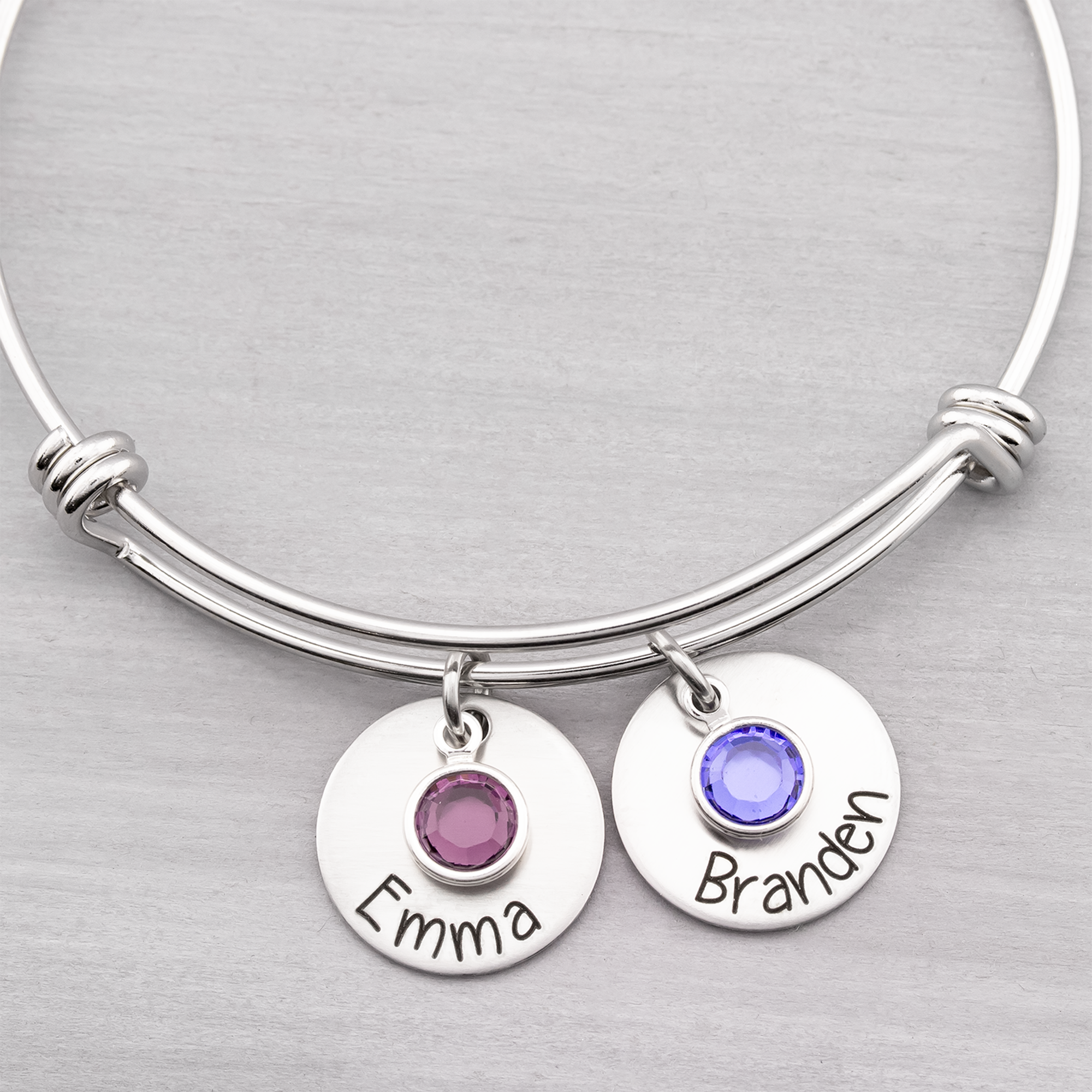 monogrammed bracelets for mom