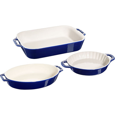 STAUB Ceramic 3-pc Mini Round Cocotte Set - Bed Bath & Beyond - 14387325