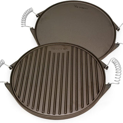 Cast Iron Griddle with Side Handles – Everlastly