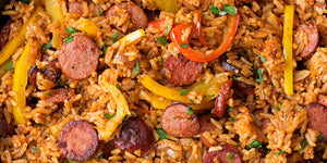 Easy Meals: Sausage, Pepper, and Rice Skillet