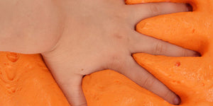 Halloween Crafts: Fluffy Pumpkin Slime