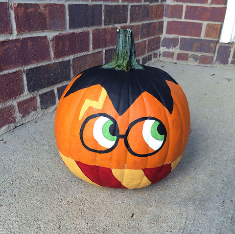 Pumpkin Painting Harry Potter Design