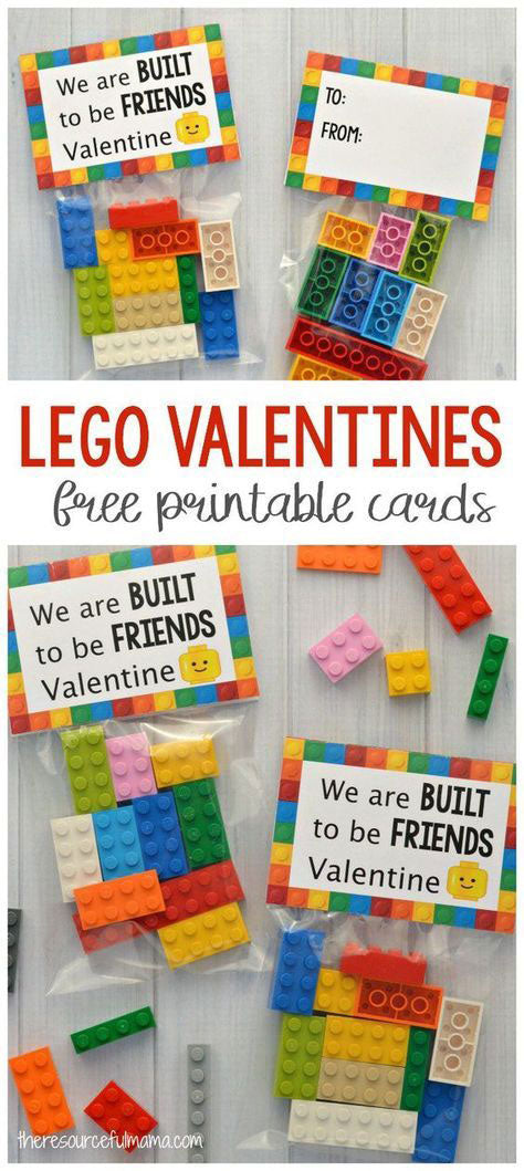 Lego Valentines Day Card Idea