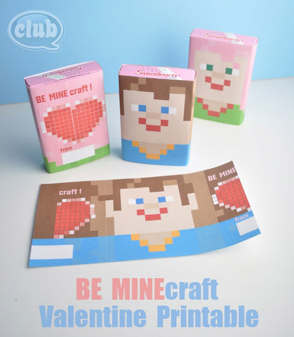 Boys Minecraft Valentines