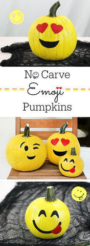 Pumpkin Painting Emoji Style