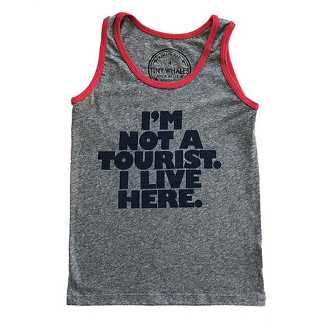 US Made Boys Tank Top by Tiny Whales Clothing