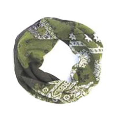 Boys green infinity scarf