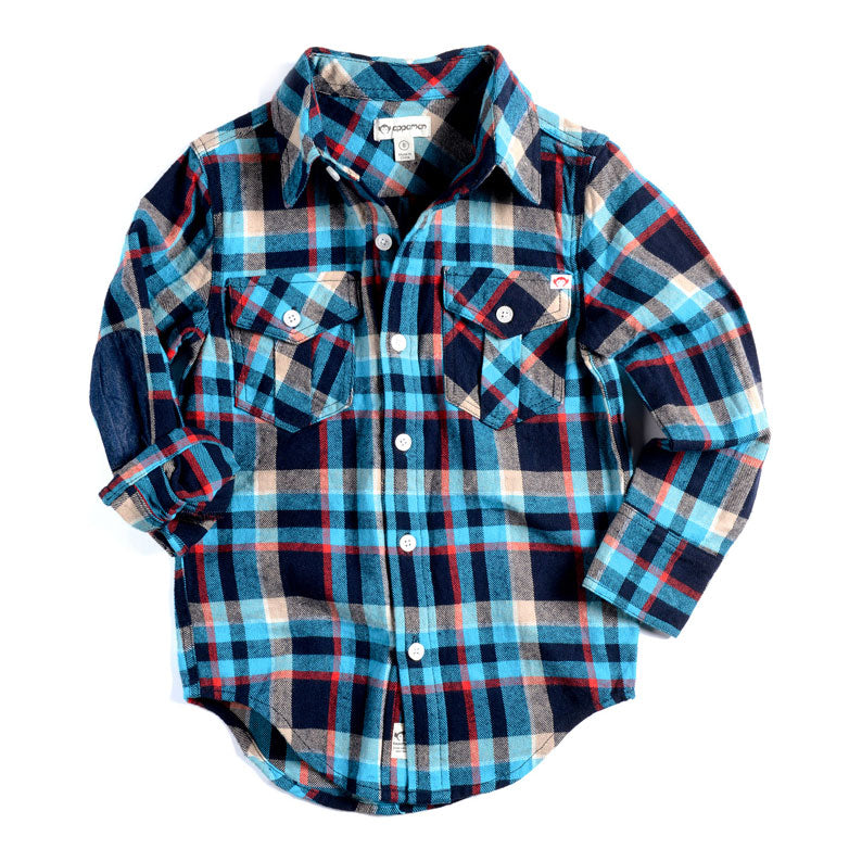 Boy's Plaid Flannel Shirt by Appaman | Soft Flannel Shirt for Boys ...