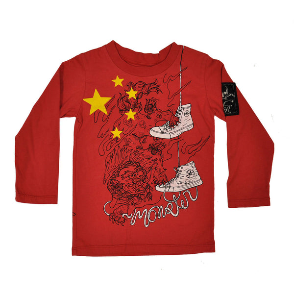 Boys' Chinese Sneaker Lion Shirt by Monster Republic