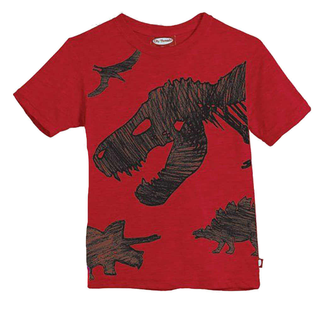 Boys' Dino Silhouettes Shirt by City Threads