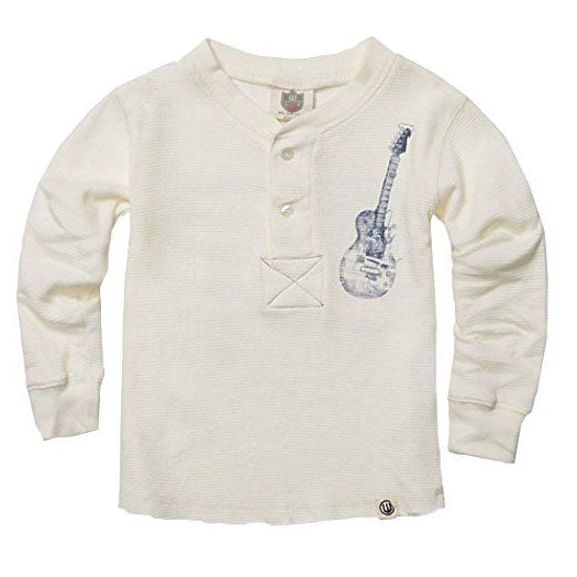 Boys' American Guitars Thermal Henley by Wes and Willy